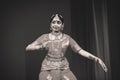 Bengaluru, INDIA Ã¢â¬â October 30,2019: A young bharatnatyam dancer performs during `SthreeratnaÃ¢â¬â¢